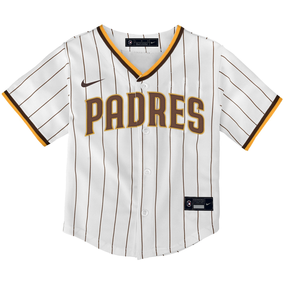 Youth Nike Padres Replica Team Jersey - White – Jerseys Online Sales
